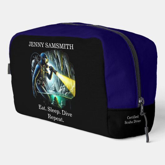 Ocean Dreams: Tauchen, Entdecken, Live! Waschbeutel (Rechte Ecke)