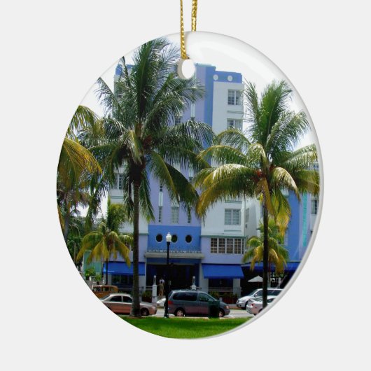 Ocean Drive Keramikornament (Links)