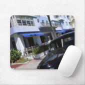 Ocean Drive, Miami Beach Florida Mousepad (Mit Mouse)