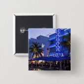 Ocean Drive, South Beach, Miami Beach, 2 Button (Vorne & Hinten)