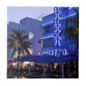 Ocean Drive, South Beach, Miami Beach 2 Fliese (Vorderseite)