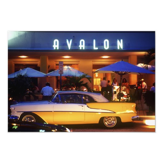 Ocean Drive, South Beach, Miami Beach, 2 Fotodruck (Vorne)