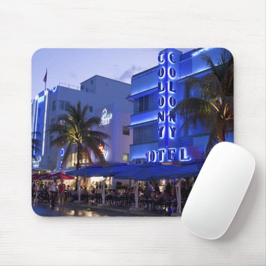Ocean Drive, South Beach, Miami Beach, 2 Mousepad (Mit Mouse)