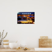 Ocean Drive, South Beach, Miami Beach, Poster (Küche)
