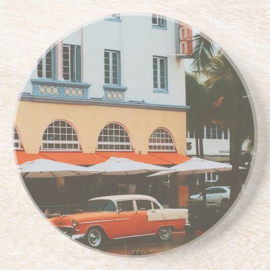 Ocean Drive, South Beach, Miami Getränkeuntersetzer (Vorne)