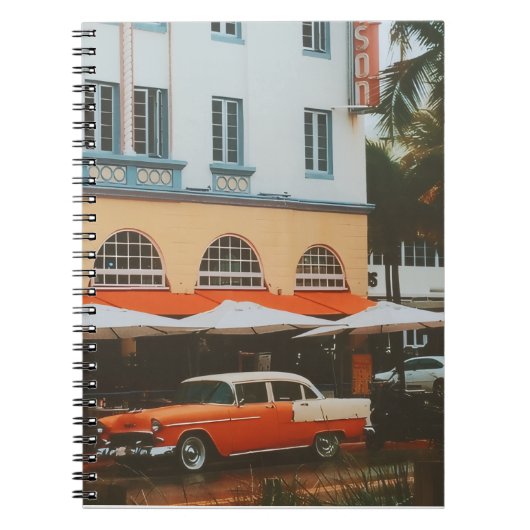 Ocean Drive, South Beach, Miami Notizblock (Vorderseite)
