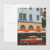Ocean Drive, South Beach, Miami Postkarte (Vorne/Hinten)