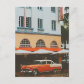 Ocean Drive, South Beach, Miami Postkarte (Vorderseite)