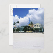 Ocean Drive, South Miam Beach, Miami - Florida Postkarte (Vorne/Hinten)