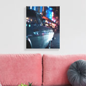 Ocean Drive vintage Leinwanddruck (Insitu (Wohnzimmer))