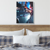 Ocean Drive vintage Leinwanddruck (Insitu (Schlafzimmer))