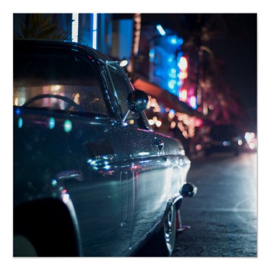 Ocean Drive vintage Poster (Vorderseite)