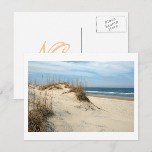 Ocean Dunes Postkarte (Vorne/Hinten)