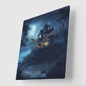 Ocean Edge Manor Quadratische Wanduhr (Winkel)