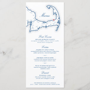 Ocean Edge Resort Brewster Wedding Menükarte
