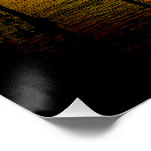 OCEAN EINFACHER SONNENSATZ POSTER (Ecke)