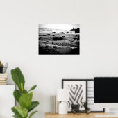 Ocean Embrace B&W Poster (Heimbüro)