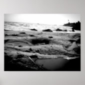 Ocean Embrace B&W Poster (Vorne)