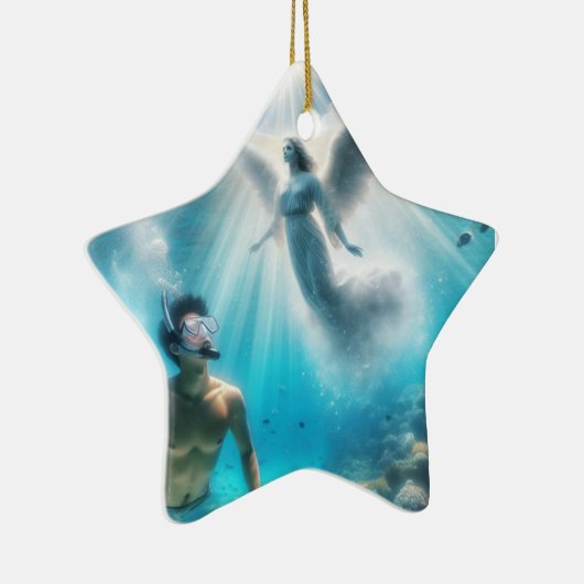 Ocean Engeltree Keramik Ornament (Rechts)