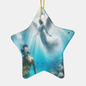 Ocean Engeltree Keramik Ornament (Links)