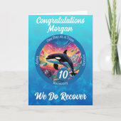 Ocean Erholung Card - Custom Sobriety Card Karte (Vorderseite)