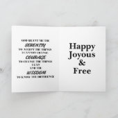 Ocean Erholung Card - Custom Sobriety Card Karte (Innenseite)