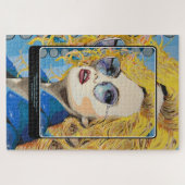 "Ocean Eyes" Gemälde auf einem Puzzle (Horizontal)