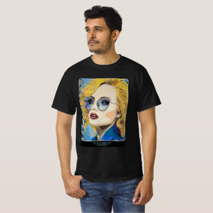 "Ocean Eyes" Gemälde auf einem T-Shirt