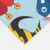 Ocean Fish Fleece Blanket (Ecke)