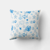 Ocean Fish Individuelle Name Kinderzimmer Boys Roo Kissen (Rückseite)