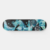 “Ocean Flow – Manta Ray Skateboard Deck” (Horizontal)