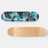 “Ocean Flow – Manta Ray Skateboard Deck” (Horizontal)