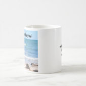 Ocean Foto noch Bible Verse Blue Kaffeetasse (Mittel)