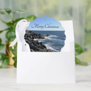 Ocean Foto Vielen Dank Kunden Frohe Weihnachten Ornament Karte