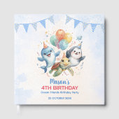 Ocean Friends Birthday Gästebuch (Vorderseite)