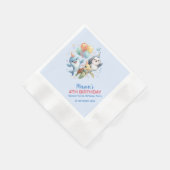 Ocean Friends Birthday Paper Napkin Serviette (Ecke)