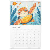 Ocean Friends – Boho Animal Calendar 2026 Kalender (Jan 2026)