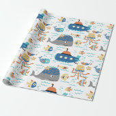 Ocean Friends Geschenkpapier (Ungerollt)