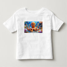 Ocean Friends Octopus T - Shirt für Kleinkinder