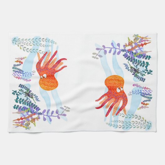 Ocean Friendship Kitchen Teetuch Geschirrtuch (Horizontal)