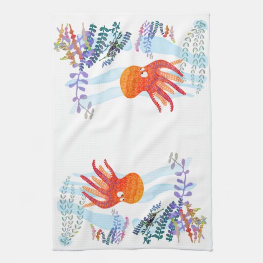 Ocean Friendship Kitchen Teetuch Geschirrtuch (Vertikal)