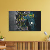 Ocean Front at Night, Ocean Park Leinwanddruck (Insitu (Wohnzimmer))