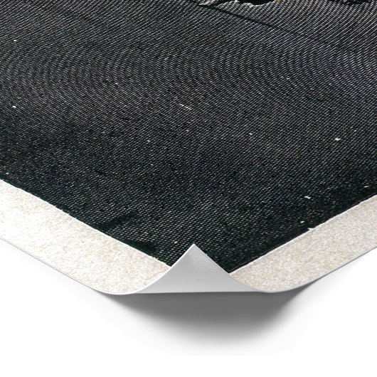 Ocean Front at Night, Ocean Park Poster (Ecke)