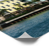 Ocean Front Bahamas Poster (Ecke)
