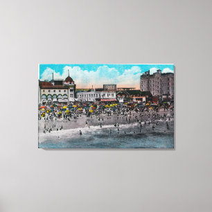 Ocean Front Swimming, Ocean Park Leinwanddruck