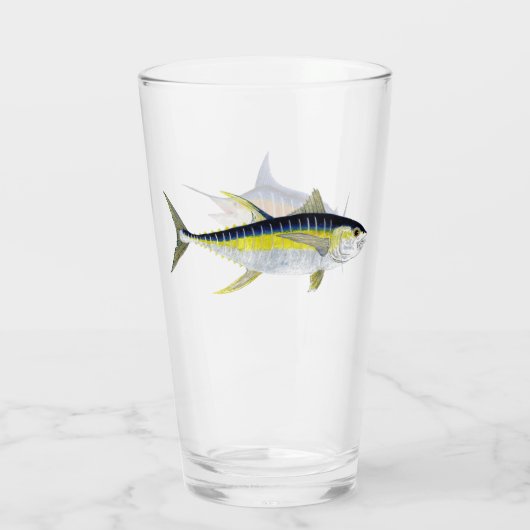 Ocean Gamefish Pint Glass Glas (Rückseite)