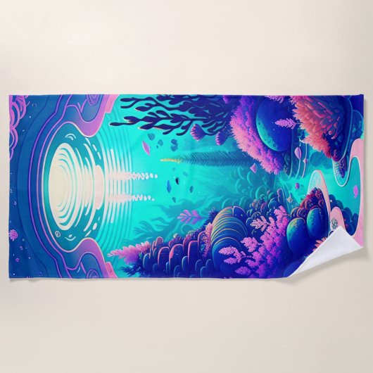 Ocean Garden 2 Strandtuch (Vorderseite)