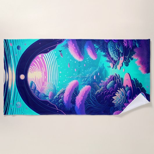 Ocean Garden Strandtuch (Vorderseite)