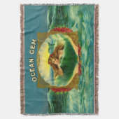 Ocean Gem mermaid Zigarrenlabel Decke (Vorderseite Vertikal)