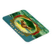 Ocean Gem mermaid Zigarrenlabel Magnet (Rechte Seite)